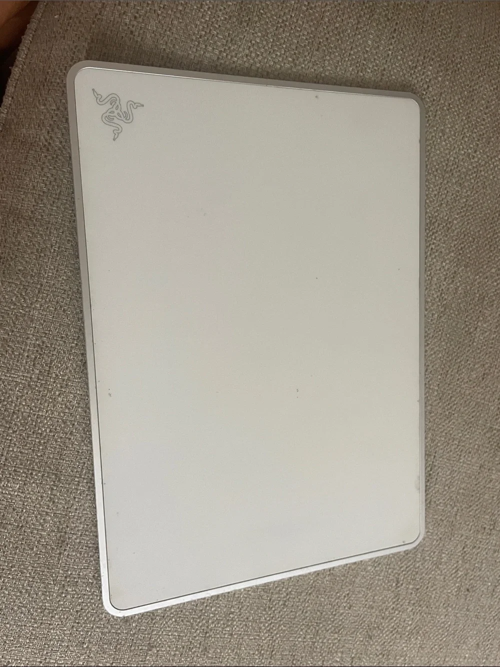 Razer White Hard Gaming Mouse Pad - Smooth Precision Surface - non slip backing